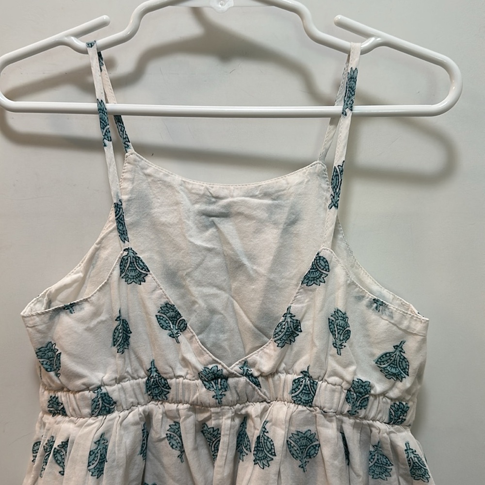 Old Navy White and Blue Sleeveless Long Sundress Size 4T - Picture 6 of 8